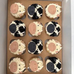 a box of cupcakes