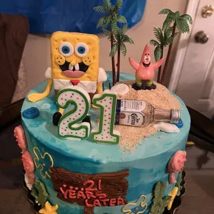SpongeBob Cake