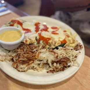 *Seafood omelet