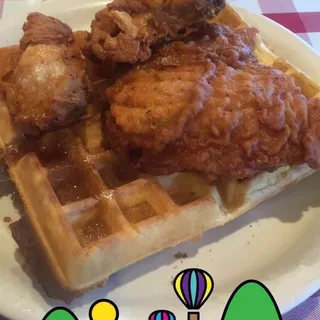 Golden Fried Chicken Plate