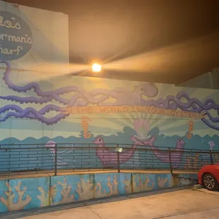 Outside view parking lot