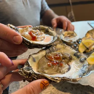 Oysters on The Half Shell