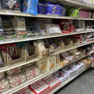 a grocery aisle