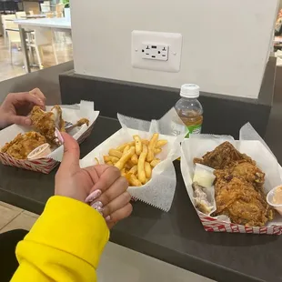 us DEVOURING chicken lmfao