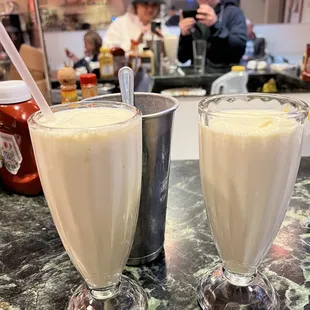 Vanilla milkshake- good enough for two!