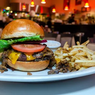 Belly buster burger &amp; fries $17