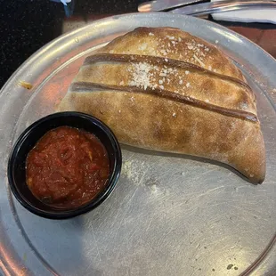 Pepperoni and Sausage Calzone