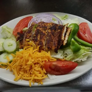 blackened chicken salad.