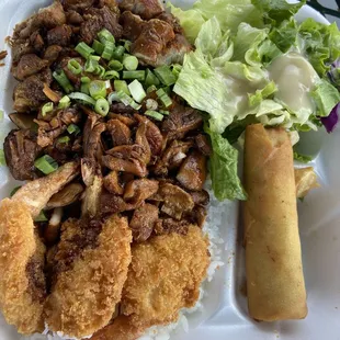 Chicken teriyaki combo