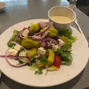 Huge Greek Salad! Looks delicious!