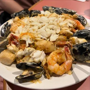 Seafood Fettuccine Alfredo