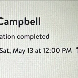 My outdoor reservation that the rude hostess insisted said "indoor"