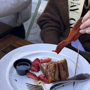 Nutella and Bacon Crepes