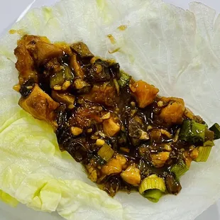 Chicken Lettuce Wraps.