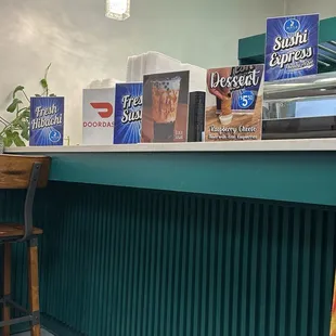 Some new dessert and tea items