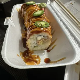 Crunchy hulk roll