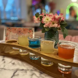 Mimosa shot flight