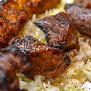 Chicken &amp; Lamb Tikka Kebob Combo