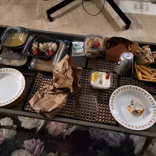 Whole order.....I stopped eating just to take pics. I hardly do this. The lamb shank is hiding...but it is huge!