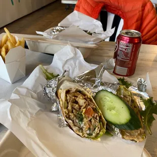 Yummy chicken shawarma