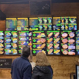 Menu and ordering station