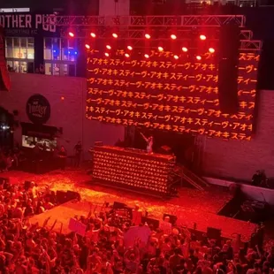 a crowd of people at a concert