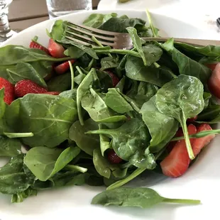 Ordered the harvest salad, with kale and other things. Turned out to be spinach with strawberries. Tasty but be aware!