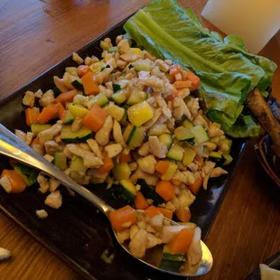 Chicken Lettuce Wrap