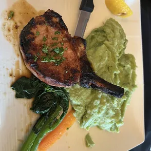Spinach Pork Chop