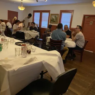 One of 3 dining areas