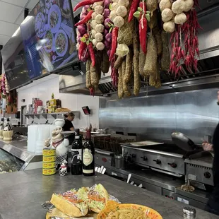 Italian Sub and Chicken Marsala pasta