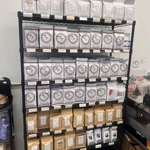 Assorted fresh roasted beans