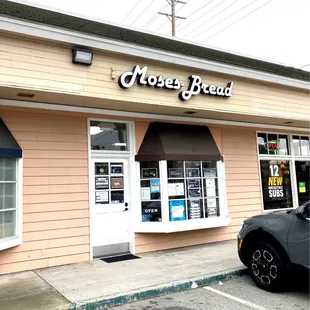 the front of the store