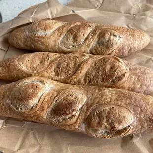 Mini baguette. Get the regular ones for more value for your money.