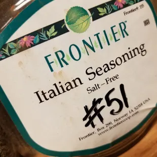 a jar of seasoning