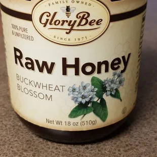 Raw Honey from Buckwheat Blossom