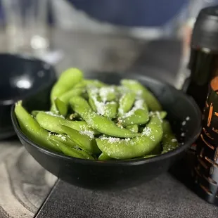 Edamame (regular)-they have a variety of edamame but I like to keep it simple and delicious