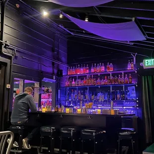 One of the bar areas