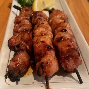 Yaki Tori - chicken skewers with teriyaki sauce