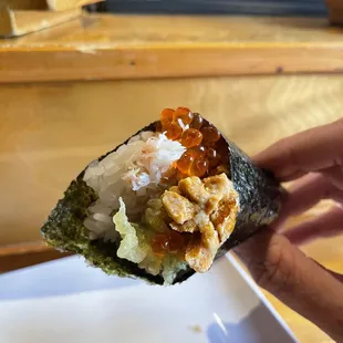 Most decadent hand roll ever!