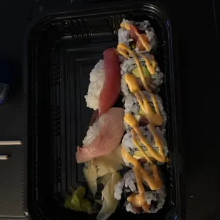 Way overpriced sushi.