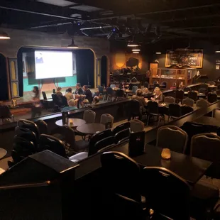 Socially distant seating arrangement in the theatre