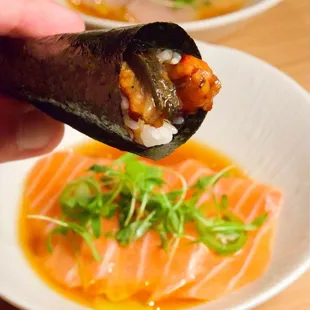 sushi, sashimi, sushi and sashimi, food