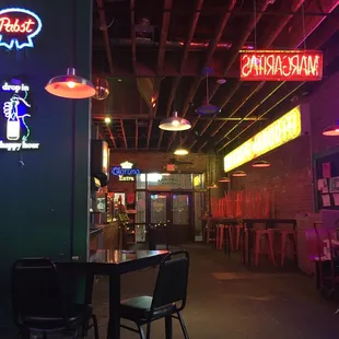 Inside the restaurant