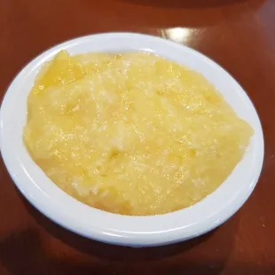 a bowl of food on a table