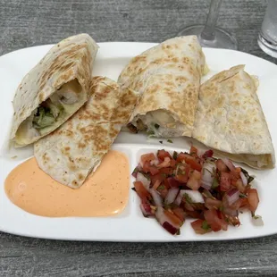 Seafood Quesadilla