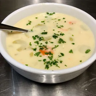 soup, soups and chowder, chowder, food
