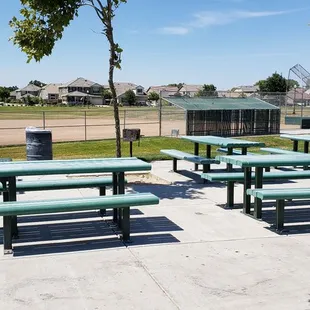 Extra tables included with reserved gazebo