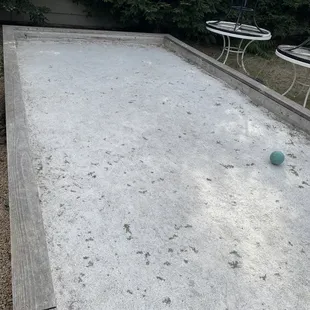 Bocci ball court