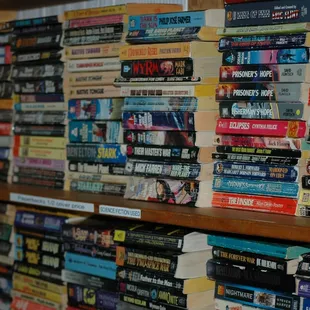 Used books stack up better!